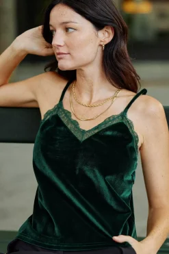 Tops|LA PETITE ÉTOILE Debardeur Shani Vert
