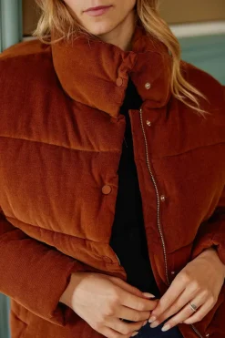 Manteaux & Vestes|LA PETITE ÉTOILE Doudoune Aulex Noisette