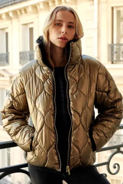 Manteaux & Vestes|LA PETITE ÉTOILE Doudoune Lorizo Or Rose