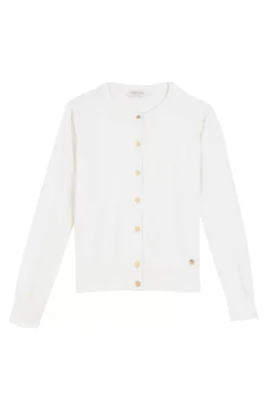 Mailles|LA PETITE ÉTOILE Gilet Elsaa Ecru