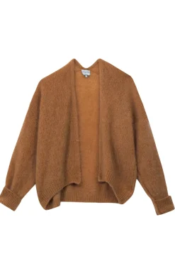 Mailles|LA PETITE ÉTOILE Gilet Monifa Marron