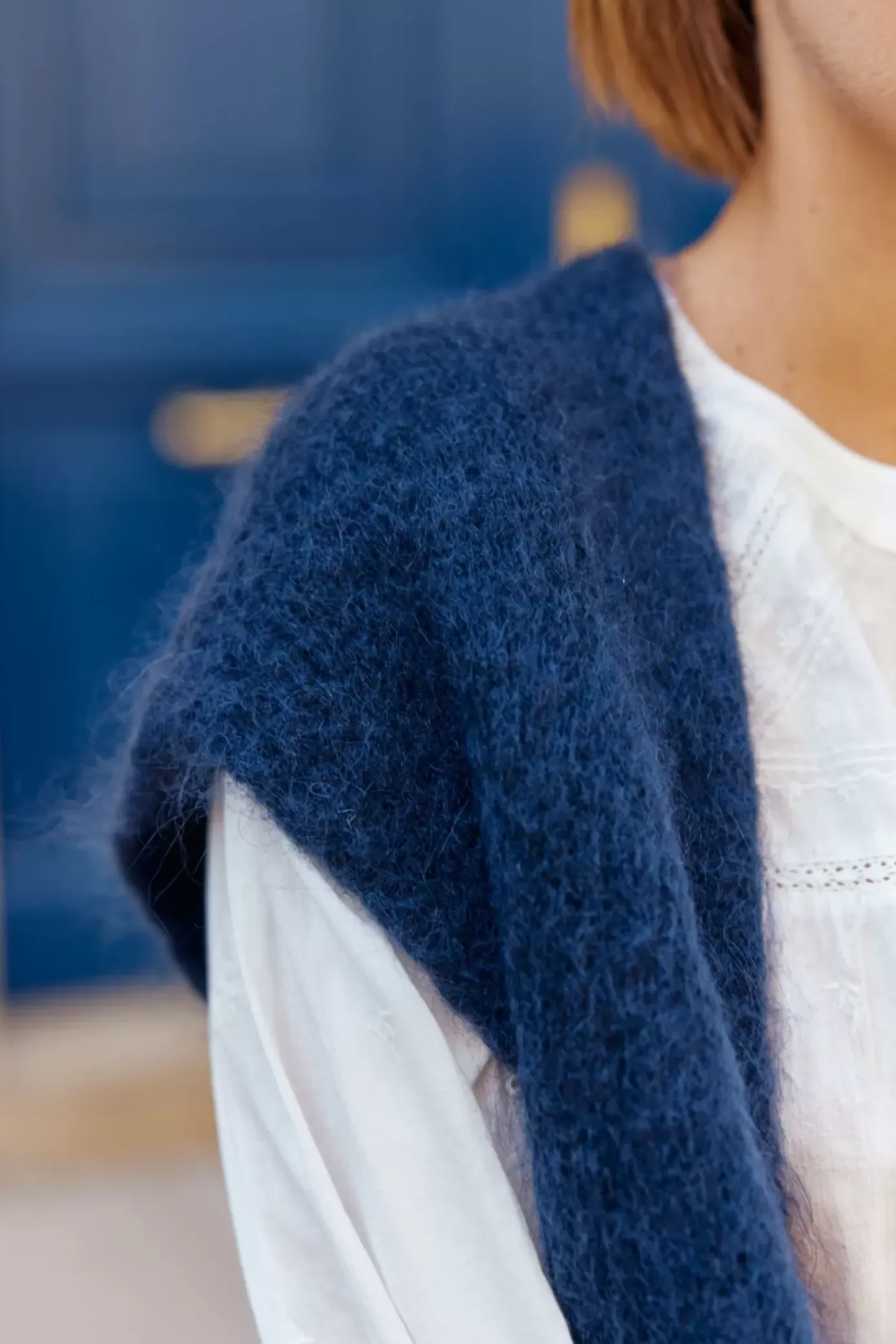 Mailles|LA PETITE ÉTOILE Gilet Sade Marine