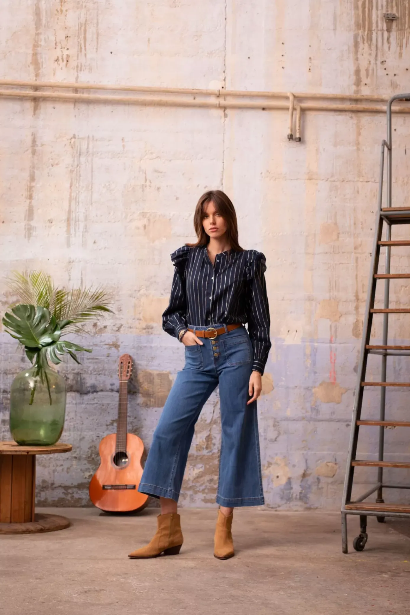 Pantalons & Jeans|LA PETITE ÉTOILE Jean Atlanta S Stone Clair