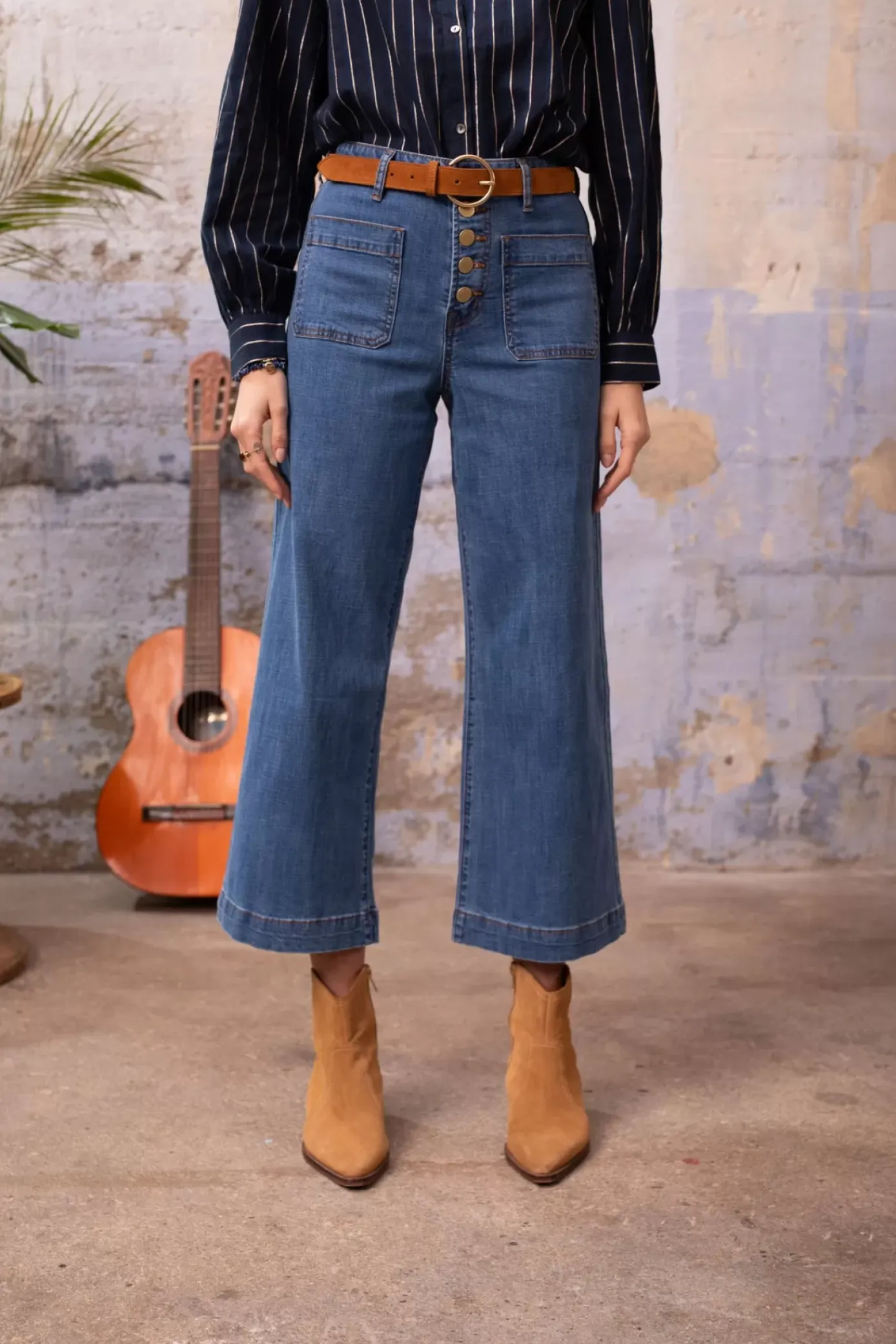 Pantalons & Jeans|LA PETITE ÉTOILE Jean Atlanta S Stone Clair