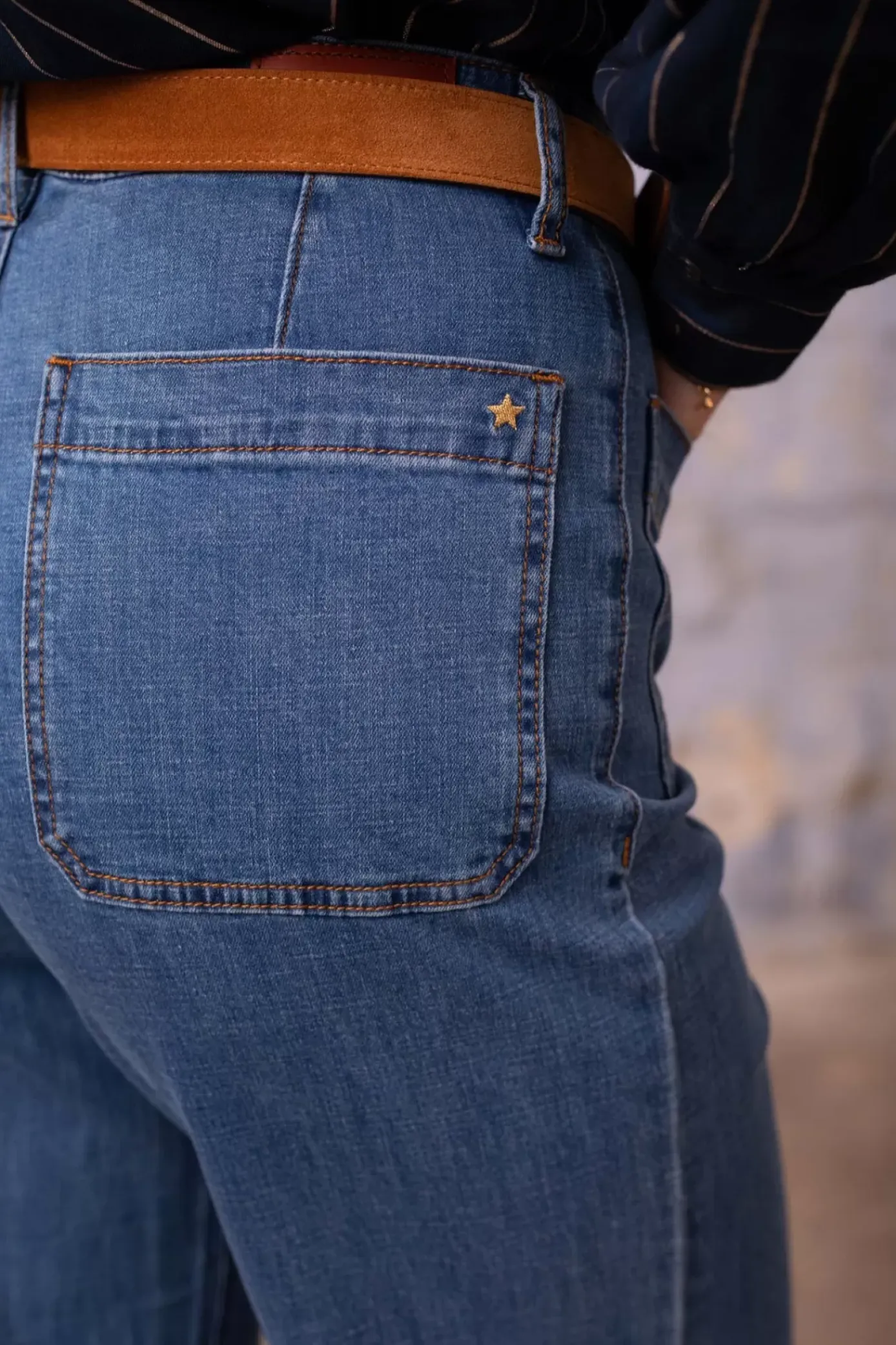 Pantalons & Jeans|LA PETITE ÉTOILE Jean Atlanta S Stone Clair