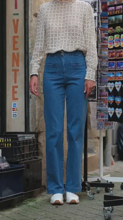 Pantalons & Jeans|LA PETITE ÉTOILE Jean Lison Stone