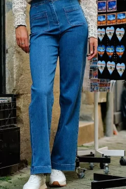 Pantalons & Jeans|LA PETITE ÉTOILE Jean Lison Stone