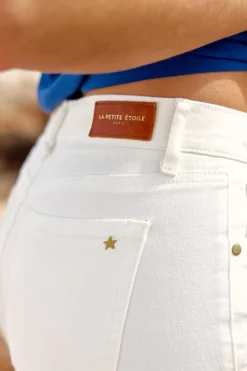 Pantalons & Jeans|LA PETITE ÉTOILE Jean Maude Bl Blanc