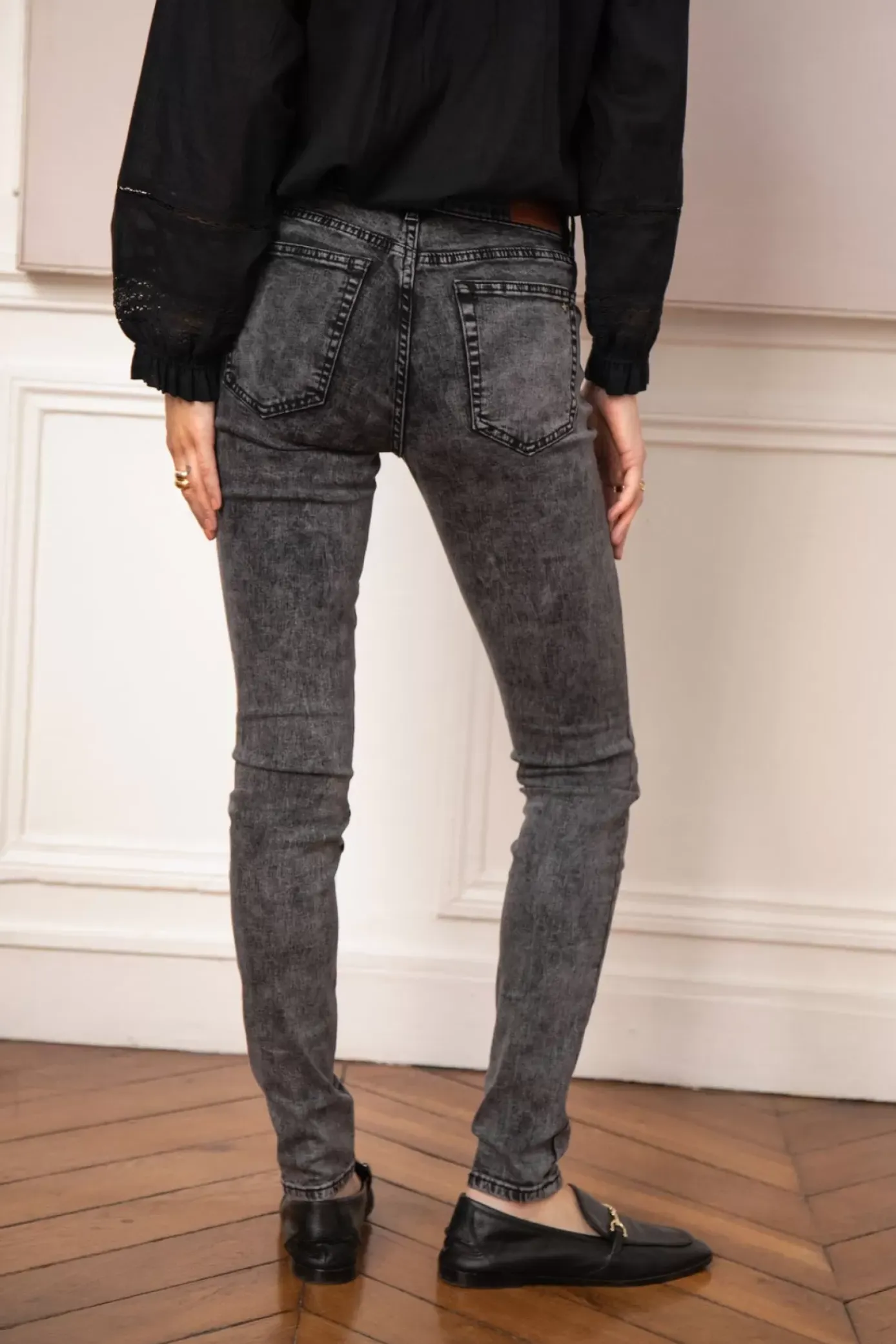 Pantalons & Jeans|LA PETITE ÉTOILE Jeans Maude Gris