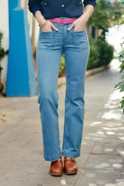 Pantalons & Jeans|LA PETITE ÉTOILE Jean Sonny S Stone Clair