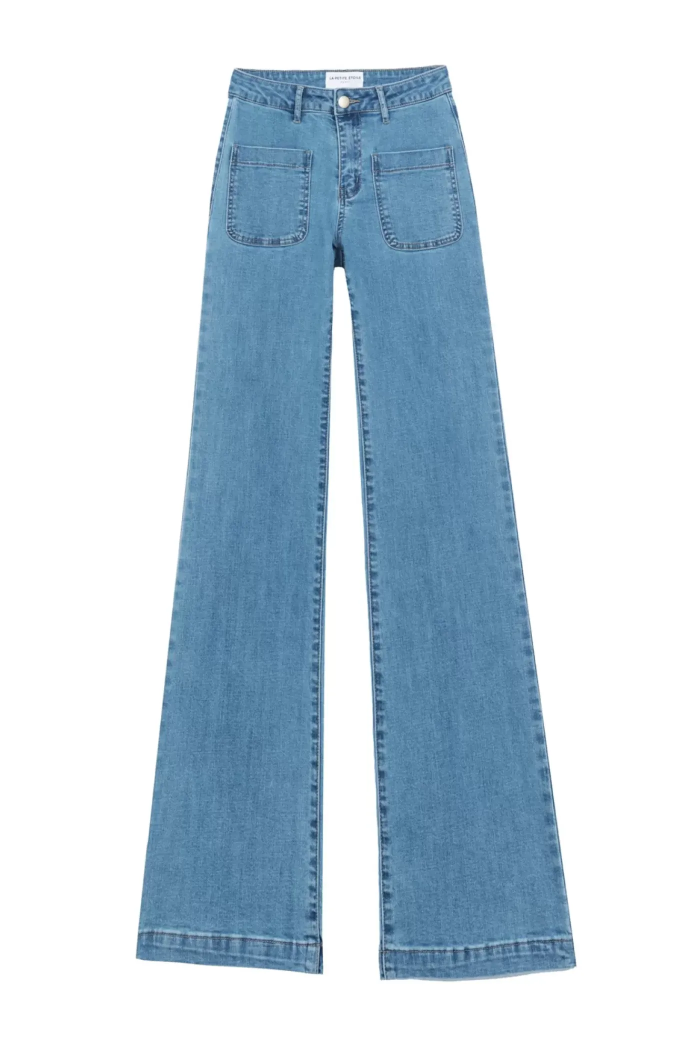 Pantalons & Jeans|LA PETITE ÉTOILE Jean Sonny S Stone Clair