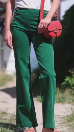 Pantalons & Jeans|LA PETITE ÉTOILE Jeans Paulie Vert