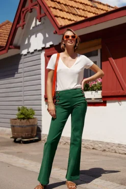 Pantalons & Jeans|LA PETITE ÉTOILE Jeans Paulie Vert