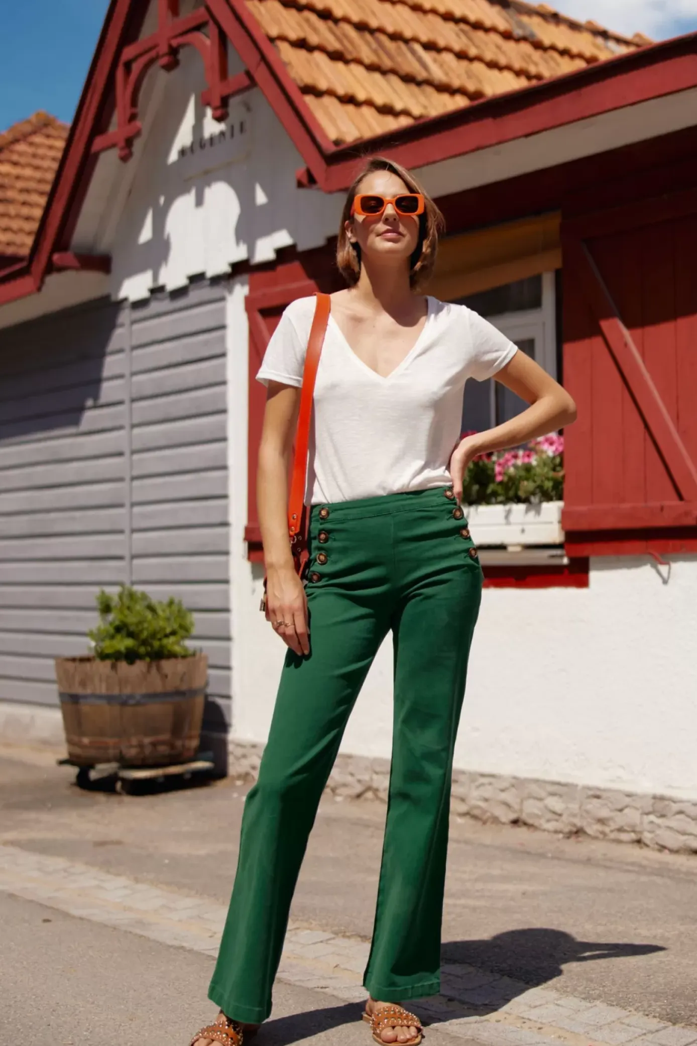 Pantalons & Jeans|LA PETITE ÉTOILE Jeans Paulie Vert