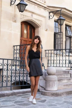 Jupes & Shorts|LA PETITE ÉTOILE Jupe Asta Noir