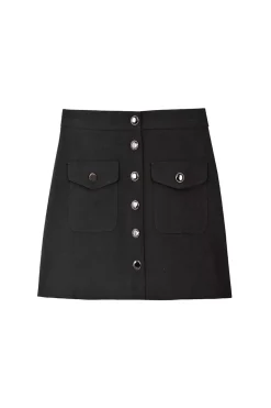 Jupes & Shorts|LA PETITE ÉTOILE Jupe Axeline Noir
