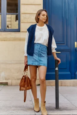 Jupes & Shorts|LA PETITE ÉTOILE Jupe Benelope Stone