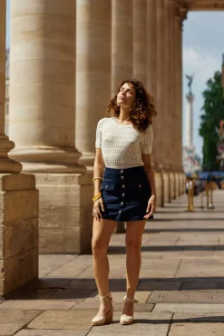 Jupes & Shorts|LA PETITE ÉTOILE Jupe Quinlan Marine