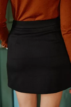 Jupes & Shorts|LA PETITE ÉTOILE Jupe Quinlan Noir