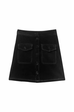 Jupes & Shorts|LA PETITE ÉTOILE Jupe Veveine Noir