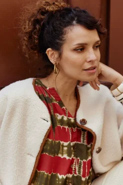 Manteaux & Vestes|LA PETITE ÉTOILE Manteau Liven Ecru