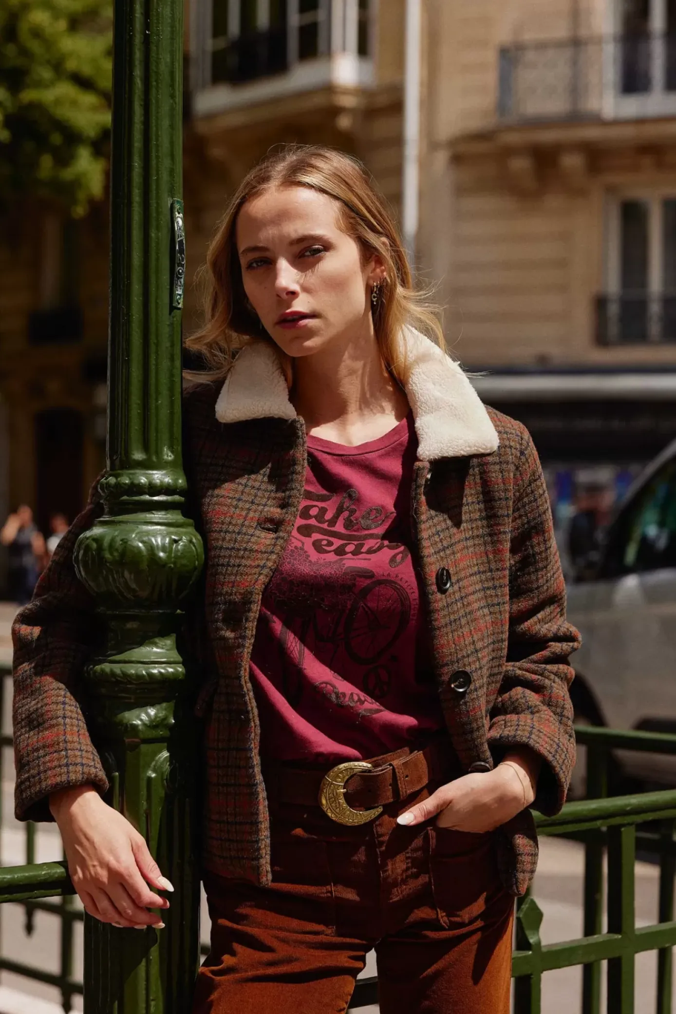 Manteaux & Vestes|LA PETITE ÉTOILE Manteau Mattie Grands Carreaux