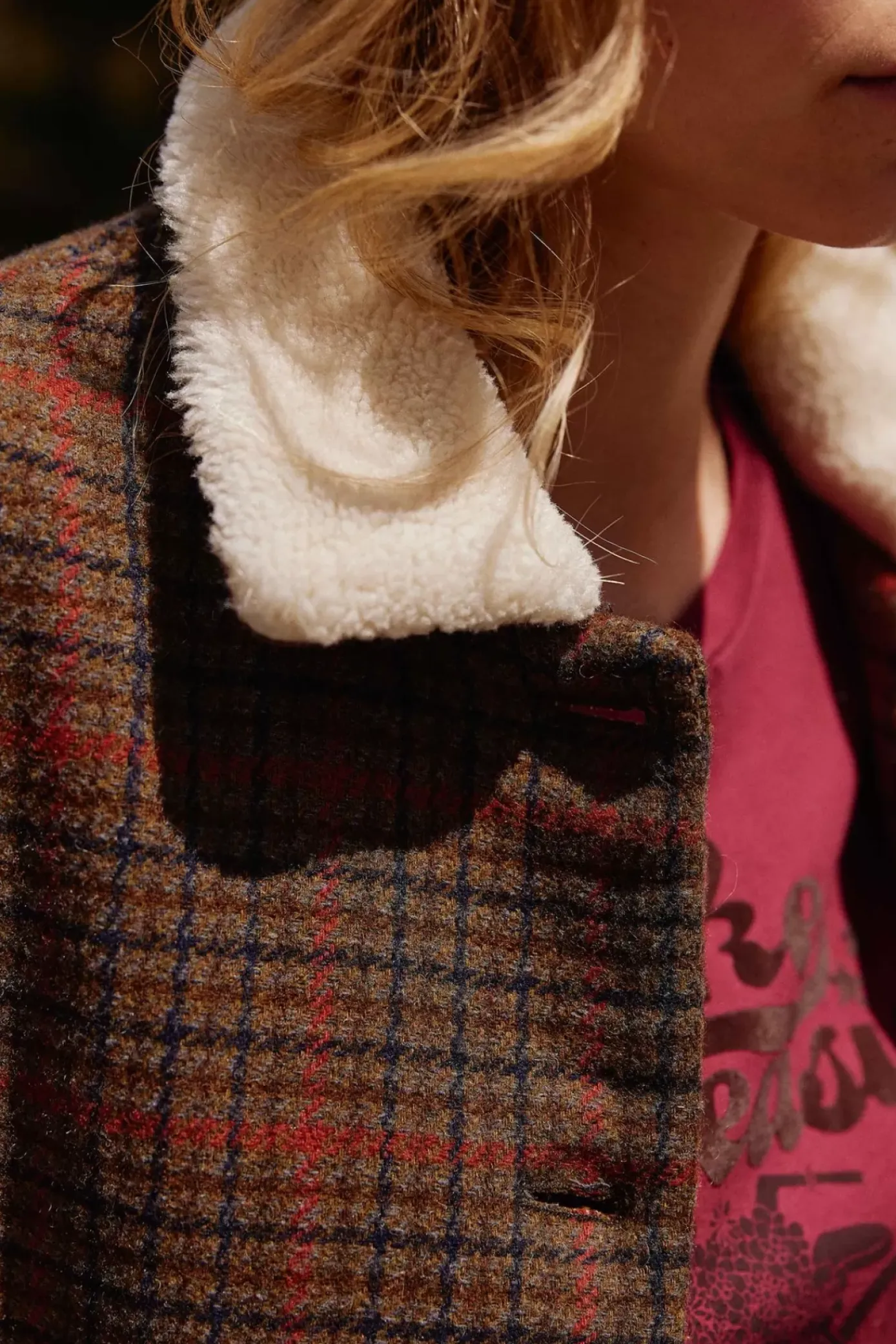 Manteaux & Vestes|LA PETITE ÉTOILE Manteau Mattie Grands Carreaux