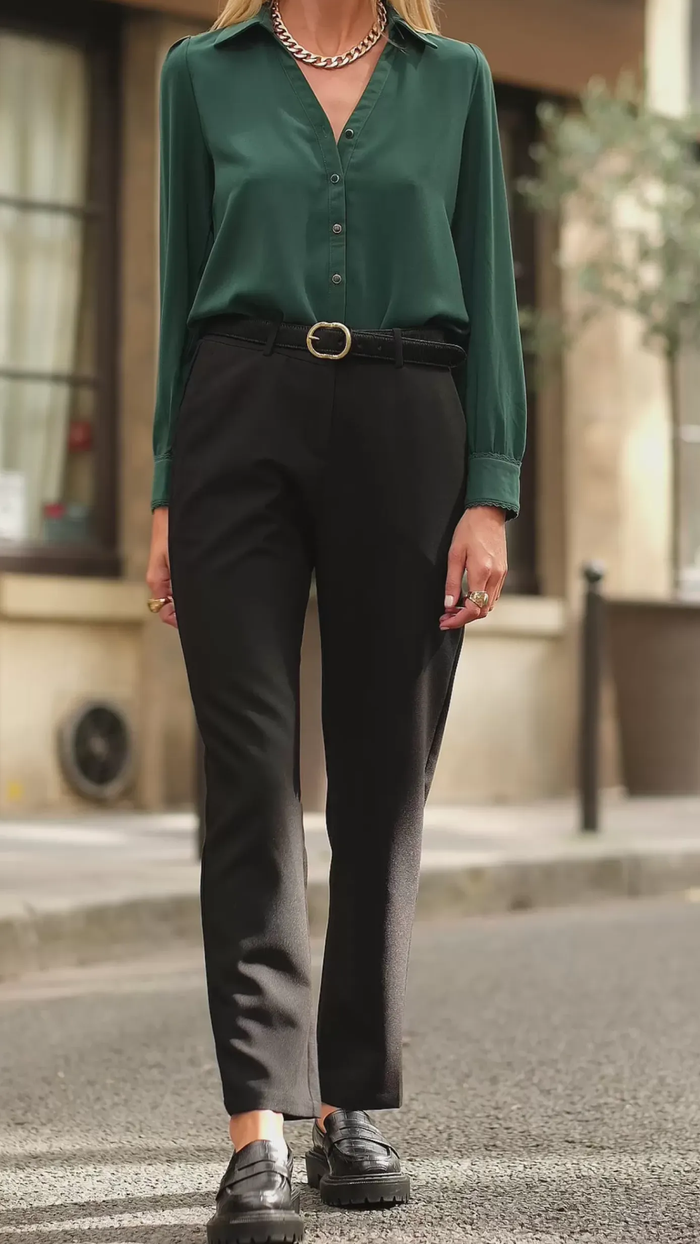 Pantalons & Jeans|LA PETITE ÉTOILE Pantalon Aris Noir