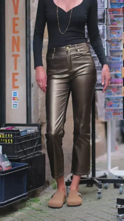 Pantalons & Jeans|LA PETITE ÉTOILE Pantalon Brieg D Kaki