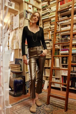 Pantalons & Jeans|LA PETITE ÉTOILE Pantalon Brieg D Kaki