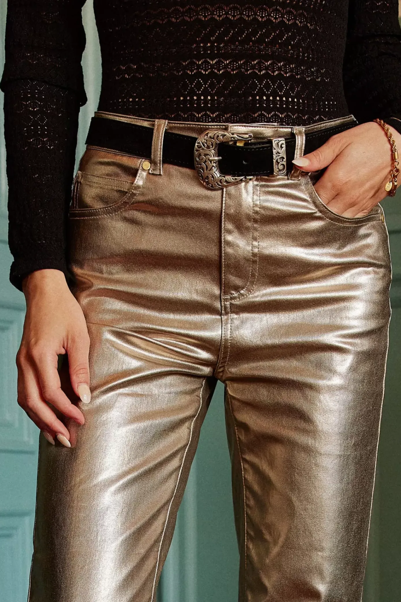Pantalons & Jeans|LA PETITE ÉTOILE Pantalon Brieg D Or
