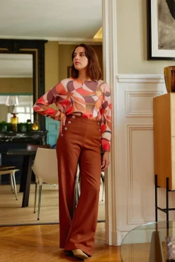 Pantalons & Jeans|LA PETITE ÉTOILE Pantalon Cady Caramel