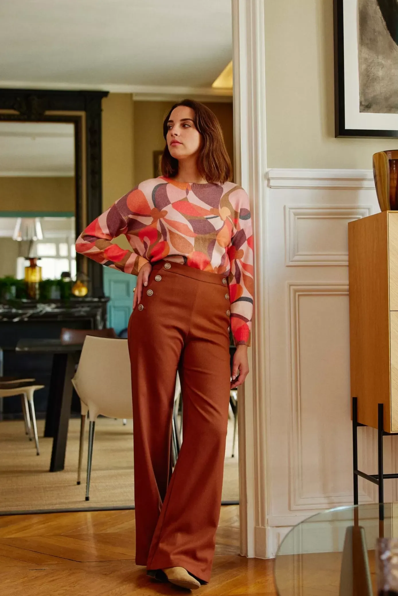 Pantalons & Jeans|LA PETITE ÉTOILE Pantalon Cady Caramel