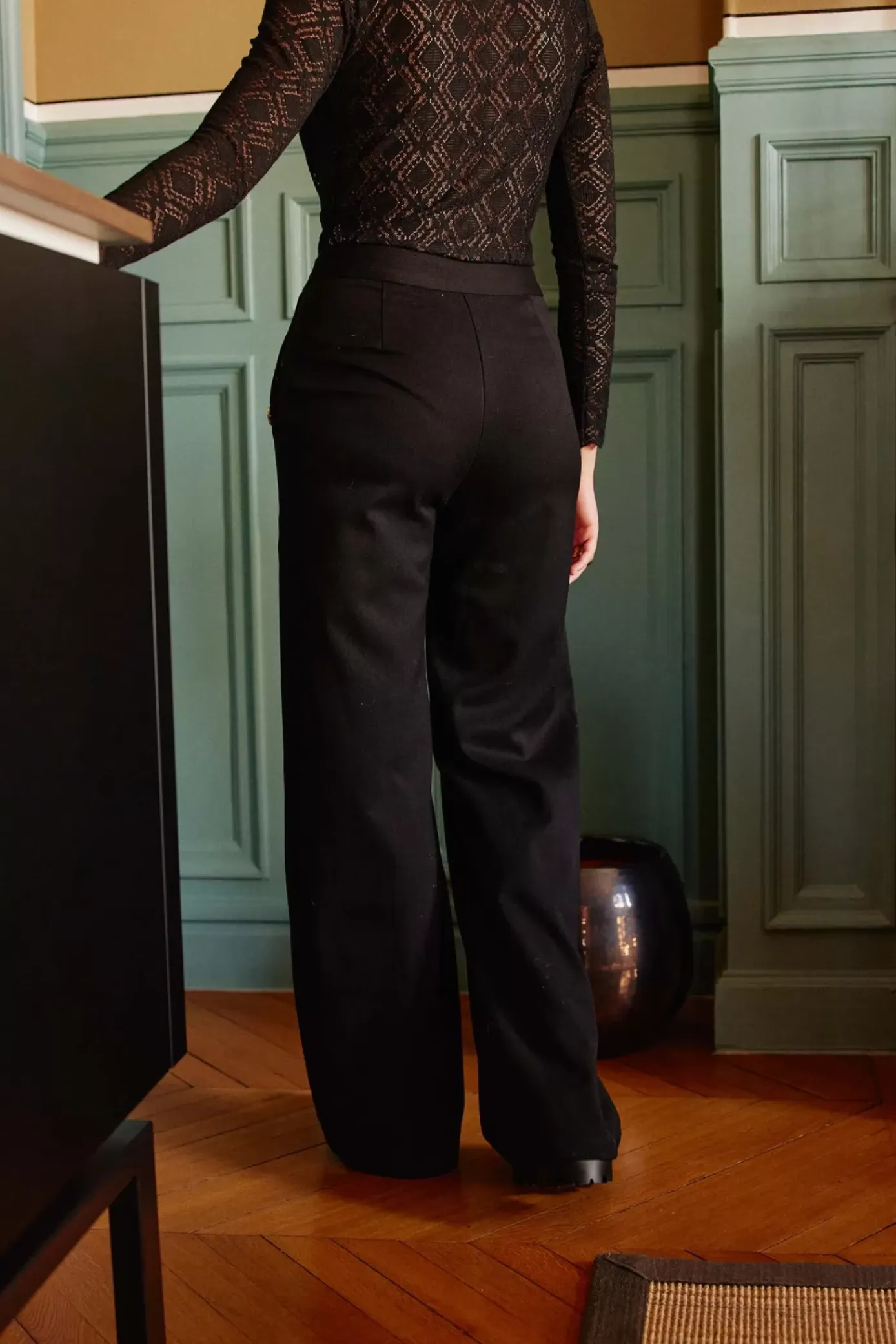 Pantalons & Jeans|LA PETITE ÉTOILE Pantalon Cady Noir