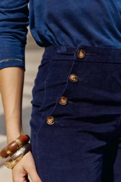 Pantalons & Jeans|LA PETITE ÉTOILE Pantalon Cady V Marine