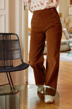 Pantalons & Jeans|LA PETITE ÉTOILE Pantalon Cady V Cafe