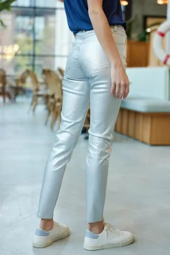 Pantalons & Jeans|LA PETITE ÉTOILE Pantalon Doli Argent