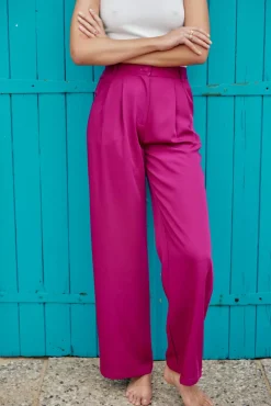 Pantalons & Jeans|LA PETITE ÉTOILE Pantalon Egu Fushia