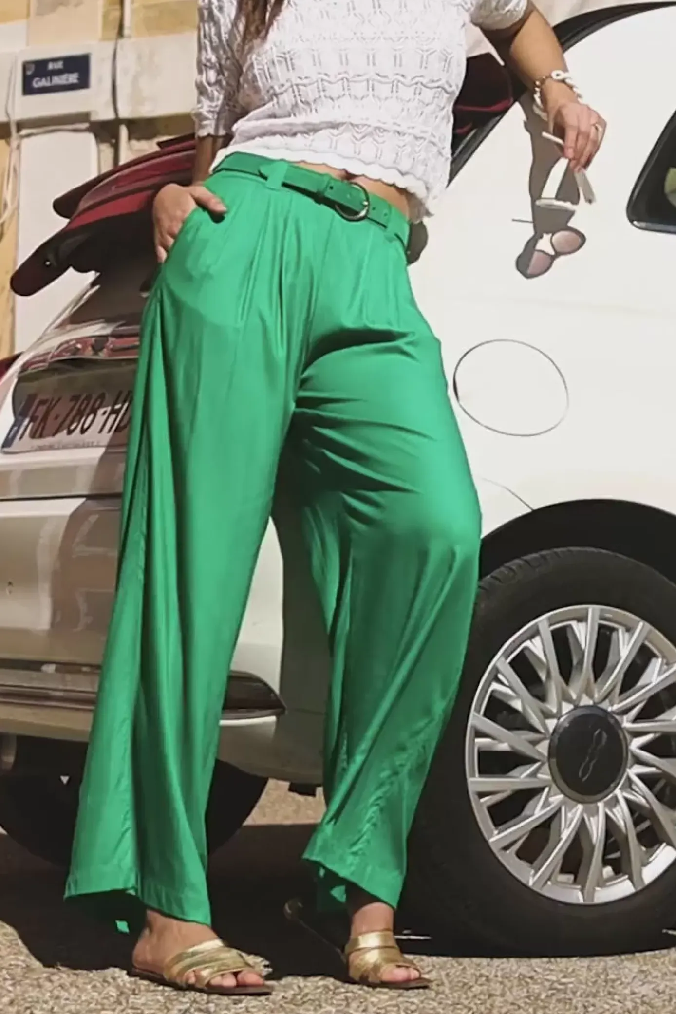 Pantalons & Jeans|LA PETITE ÉTOILE Pantalon Hilda Vert