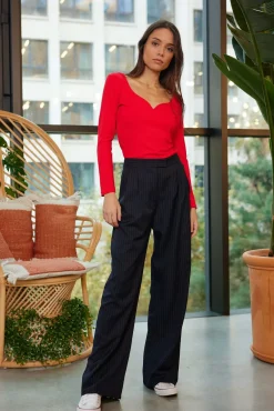 Pantalons & Jeans|LA PETITE ÉTOILE Pantalon Jomana Marine
