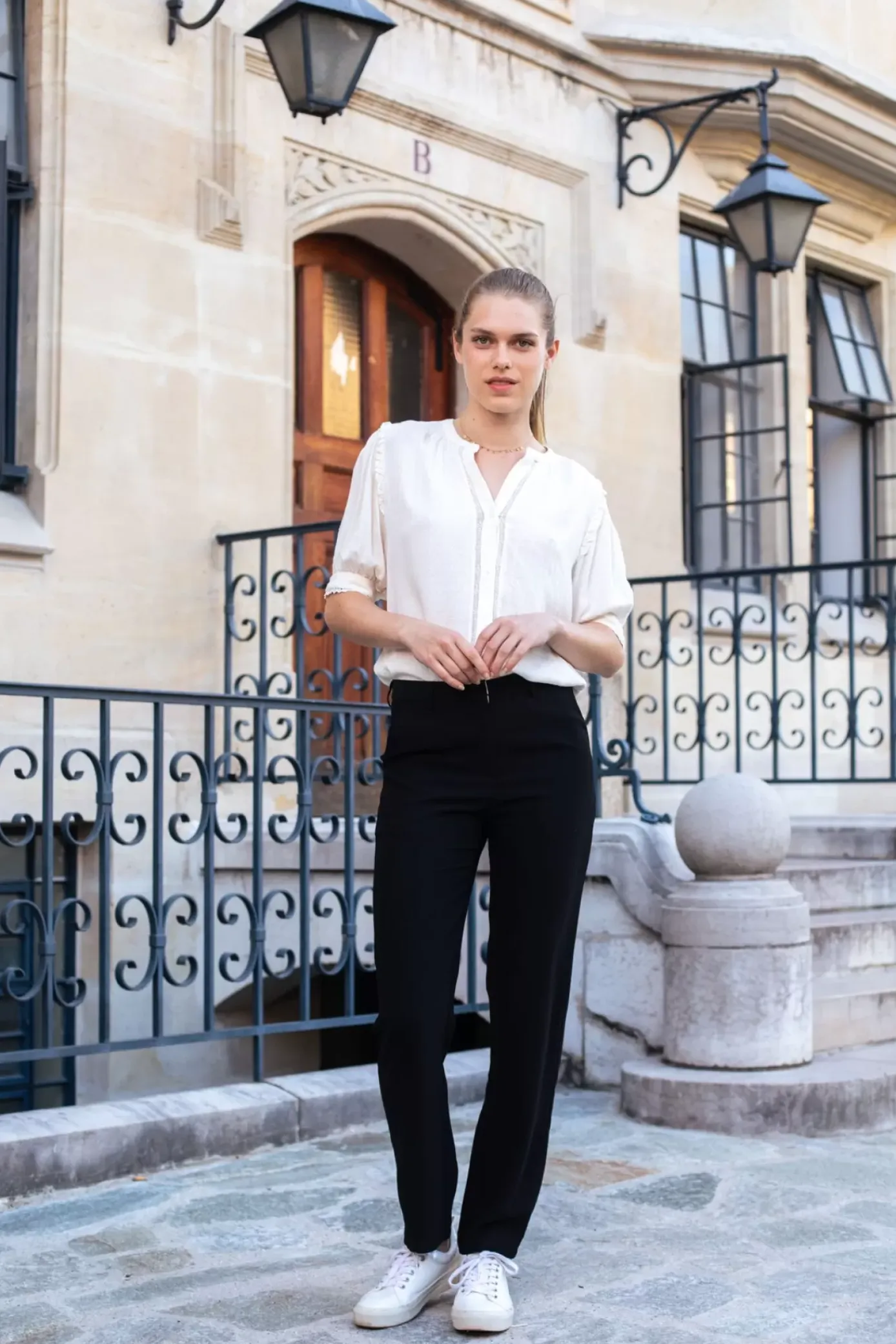 Pantalons & Jeans|LA PETITE ÉTOILE Pantalon Katnis Noir