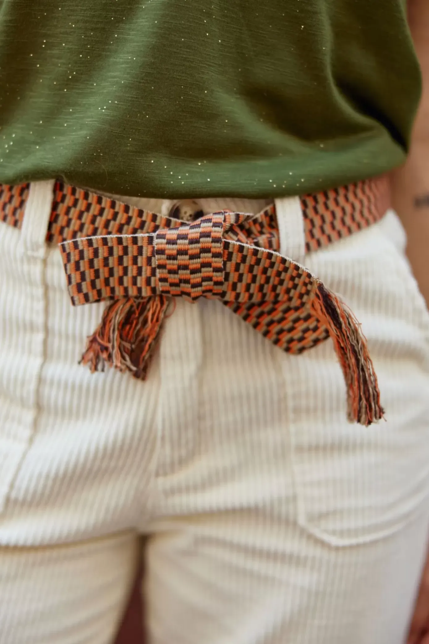 Pantalons & Jeans|LA PETITE ÉTOILE Pantalon Marisol Ecru