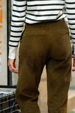 Pantalons & Jeans|LA PETITE ÉTOILE Pantalon Marisol Kaki
