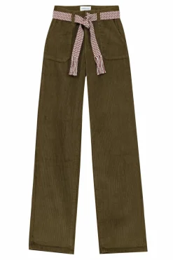 Pantalons & Jeans|LA PETITE ÉTOILE Pantalon Marisol Kaki