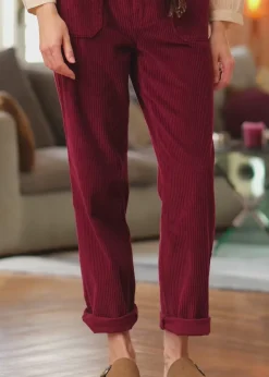 Pantalons & Jeans|LA PETITE ÉTOILE Pantalon Marisol Framboise Cuite