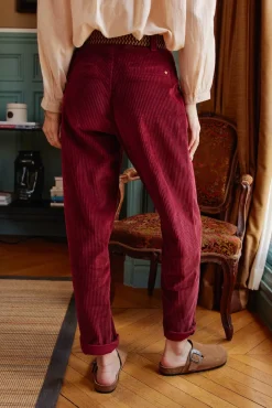 Pantalons & Jeans|LA PETITE ÉTOILE Pantalon Marisol Framboise Cuite
