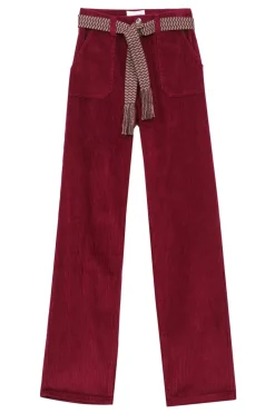 Pantalons & Jeans|LA PETITE ÉTOILE Pantalon Marisol Framboise Cuite