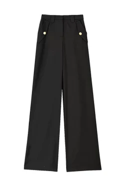 Pantalons & Jeans|LA PETITE ÉTOILE Pantalon Riel Noir