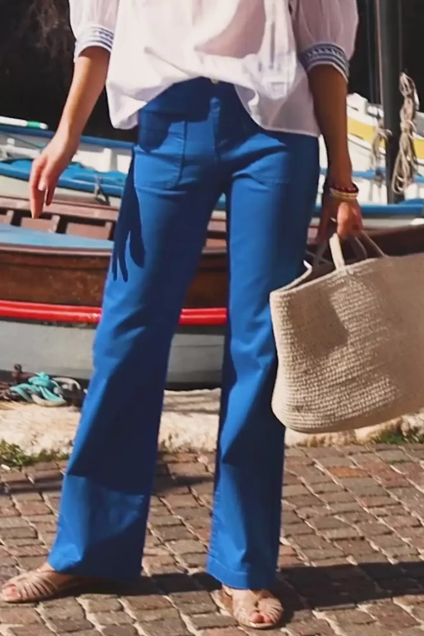 Pantalons & Jeans|LA PETITE ÉTOILE Pantalon Sonny T Bleu