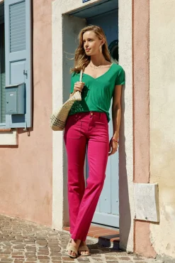 Pantalons & Jeans|LA PETITE ÉTOILE Pantalon Sonny T Fuchsia